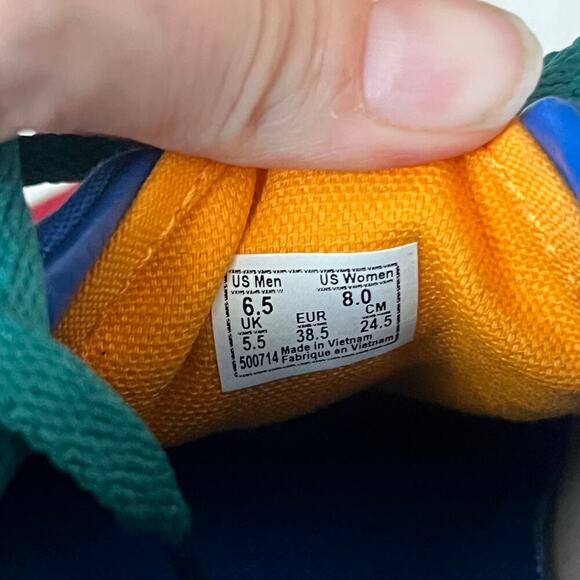 Vans Authentic Primary Color Lace Up Sneaker Tennis Shoe Mens 6.5/ Womens 8 - Picture 5 of 6